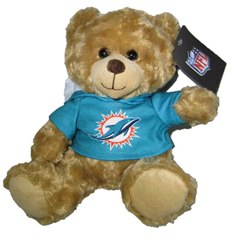 Miami Dolphins Teddy Bear - Click Image to Close